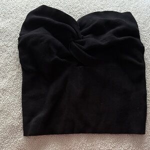 Strapless Twist Front Tube Top